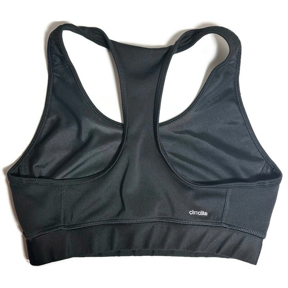 Adidas Women's Black Climalite TechFit Sports Bra Size Small - Picture 3 of 11
